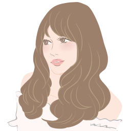 女性イラストのアイコン