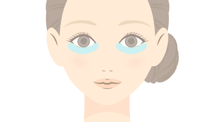 涙袋ぷっくり